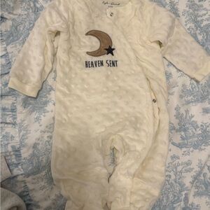 Heaven Sent Cream Kids Footie Pajamas